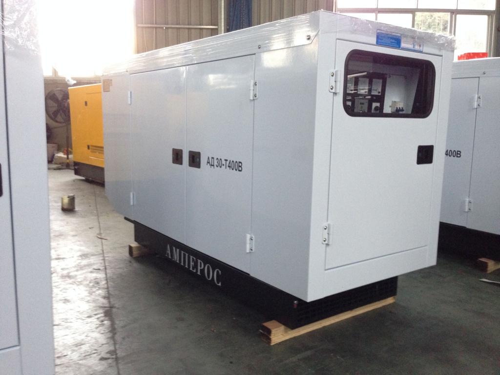 Дизельный генератор Амперос АД 16-Т230 в шумозащитном кожухе