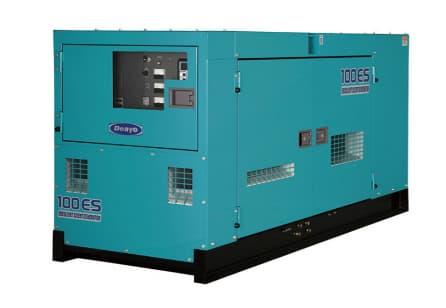 Дизельный генератор Denyo DCA-100ESI в кожухе DD-6BG1NT