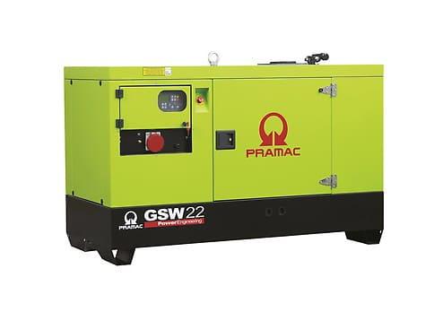 Дизельный генератор Pramac GSW22P в кожухе 404D-22G