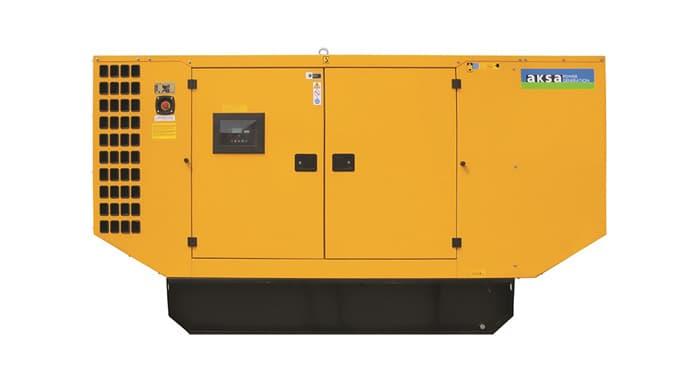 Дизельный генератор Aksa AP72 в кожухе 1104A-44TG1