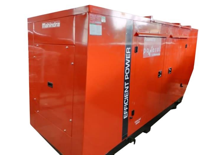 Дизельный генератор Mahindra MP-160 в кожухе на шасси с АВР mPower 61995G