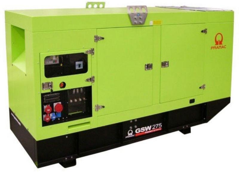 Дизельный генератор Pramac GSW275I в кожухе C87TE3