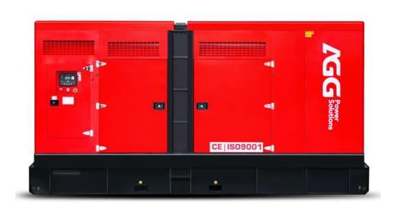 Дизельный генератор AGG D880E5 в кожухе на шасси с АВР DP222CB
