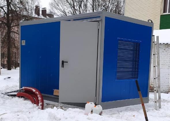 поставка на гос учреждение в Курскую область,  ДГУ 150 кВт в утепленном блок-контейнере "Север"