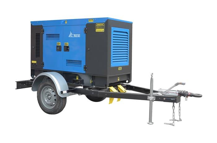 Дизельный генератор Азимут ЭД-80С-Т400-1РКМ7 в кожухе на шасси WP4.1D100E200