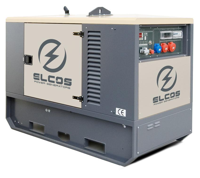 Дизельный генератор ELCOS GE.PKS5.021/020.SS в кожухе с АВР 404J-22G