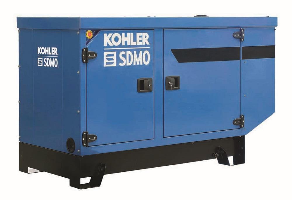Дизельный генератор KOHLER-SDMO J44 в кожухе на шасси с АВР 3029TSG20