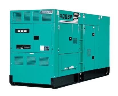 Дизельный генератор Denyo DCA-400SPK2 в кожухе SA6D140-A