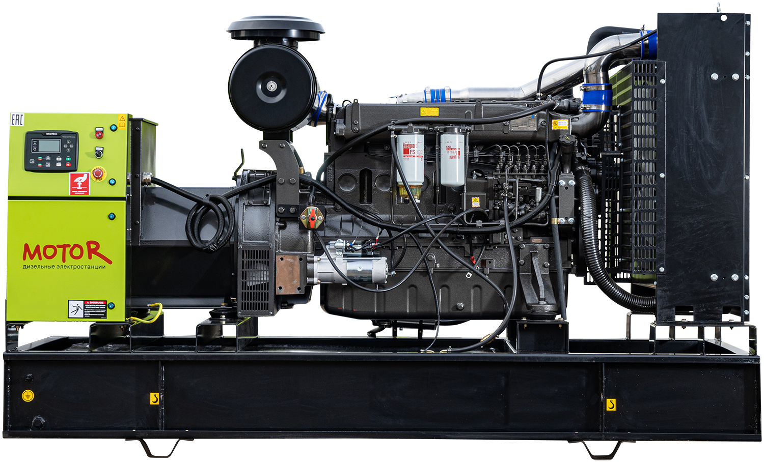 Дизельный генератор Motor Ricardo 300 кВт открытая