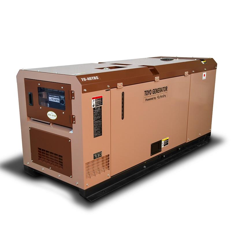 Дизельный генератор Toyo TG-40TBS в кожухе на шасси V3300