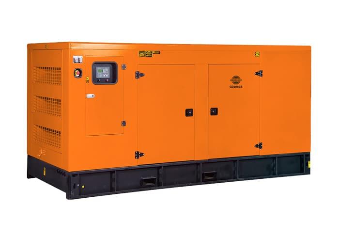 Дизельный генератор Goodmash GD206CS в кожухе на шасси с АВР SC7H250D2