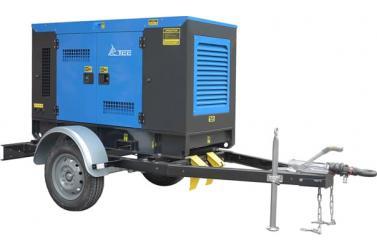 Дизельная электростанция ТСС АД-136С-Т400-1РКМ20 на прицепе с АВР