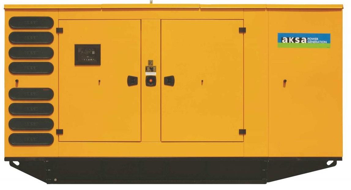 Дизельный генератор Aksa APD 825 M в кожухе на шасси с АВР S6R2PTAA