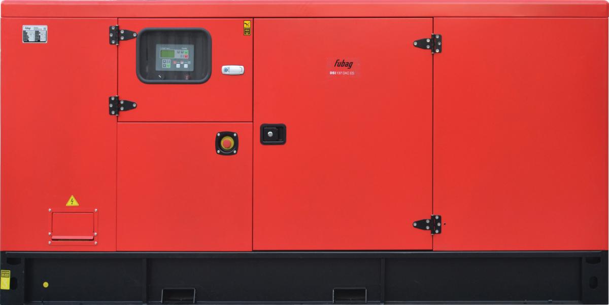 Дизельный генератор Fubag DSI 137 DAC ES в кожухе на шасси SC4H180D2