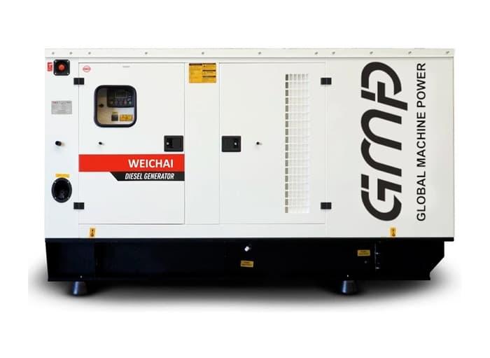 Дизельный генератор GMP 343WGC в кожухе на шасси с АВР WP10D320E200
