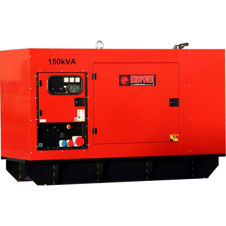 Дизельный генератор EUROPOWER EPS 150 TDE в кожухе TAD731GE