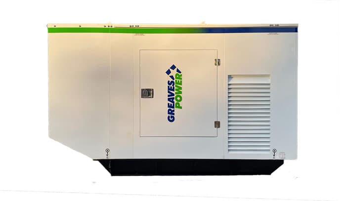 Дизельный генератор Greaves GPWII-PII-200S в кожухе 6G11TAG29