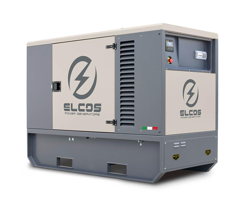 Дизельный генератор ELCOS GE.DZA.035/030.SS в кожухе на шасси F4L 2011