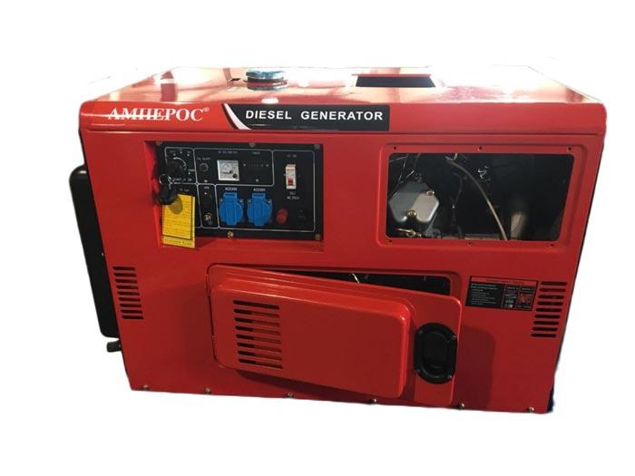 Дизельный генератор Амперос LDG 16500S в шумозащитном кожухе