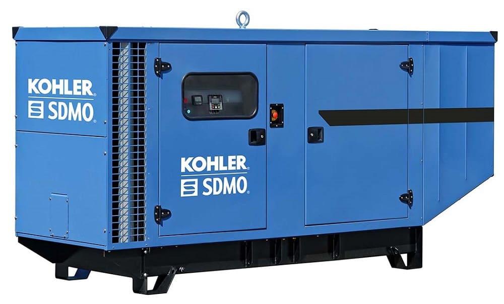 Дизельный генератор KOHLER-SDMO J165 в кожухе на шасси с АВР 6068HFG20-153