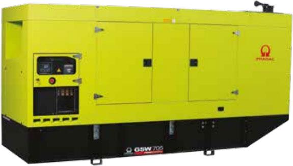 Дизельный генератор Pramac GSW720P в кожухе с АВР 2806A-E18TAG2