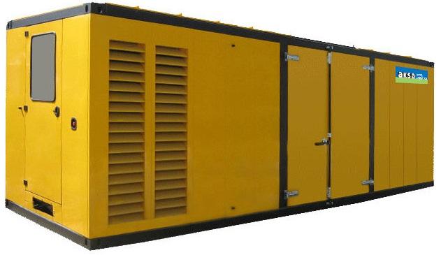Дизельный генератор Aksa AC 880 в кожухе с АВР QSK23G3