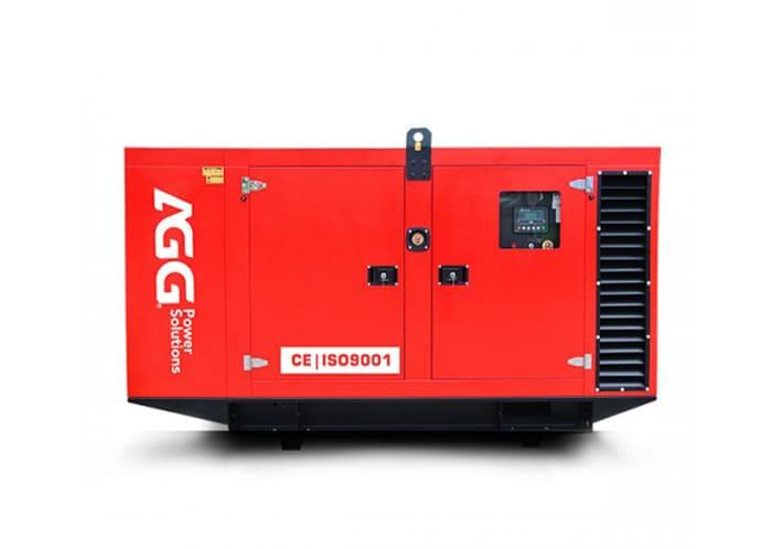 Дизельный генератор AGG P66D5 в кожухе на шасси с АВР 1103A-33TG2