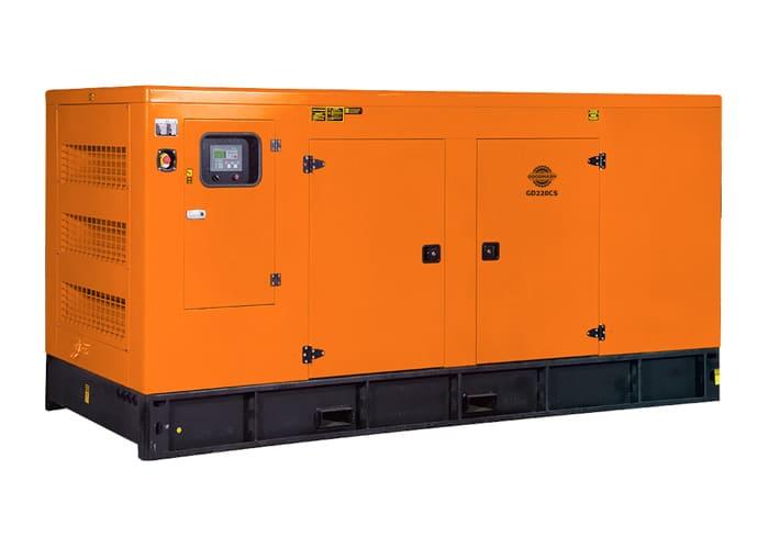 Дизельный генератор Goodmash GD220CS в кожухе с АВР SC8D280D2