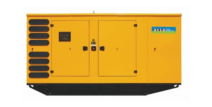 Дизельный генератор Aksa AVP 660 в кожухе на шасси TAD1642GE-B