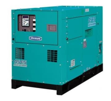 Дизельный генератор Denyo DCA-45ESI в кожухе BB-4JG1T