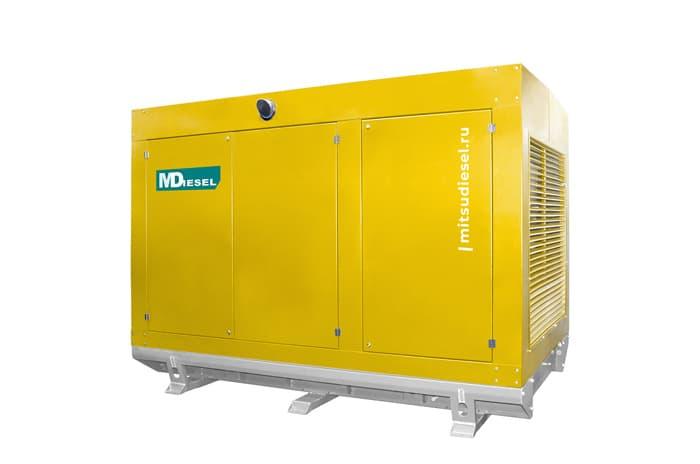Дизельный генератор Mitsudiesel АД-360С-Т400-2РПМ29 в капоте с АВР MDW 450 6LTE