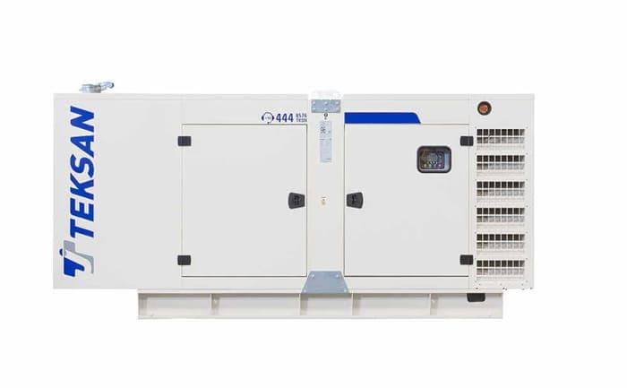 Дизельный генератор Teksan TJ350PE в кожухе на шасси с АВР 1706A-E93TAG1