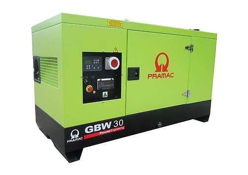 Дизельный генератор Pramac GBW30Y в кожухе с АВР 4TNV98-GPGEC