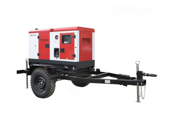 Дизельный генератор Азимут ЭД-160С-Т400-1РКМ18 в кожухе на шасси 1106A-70TAG4