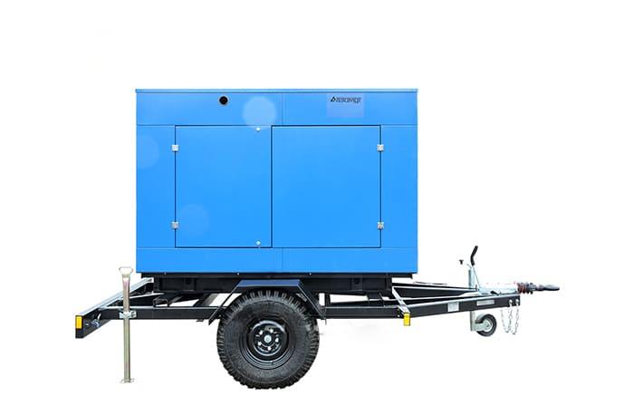 Дизельный генератор Азимут ЭД-40С-Т400-2РКМ6 в кожухе на шасси с АВР BFM3C