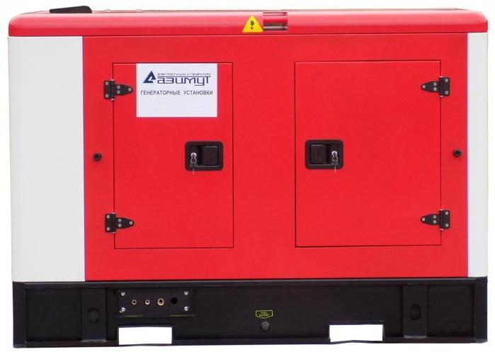 Дизельный генератор Азимут АД-80С-Т400-2РКМ11 в кожухе с АВР 6R650TD10