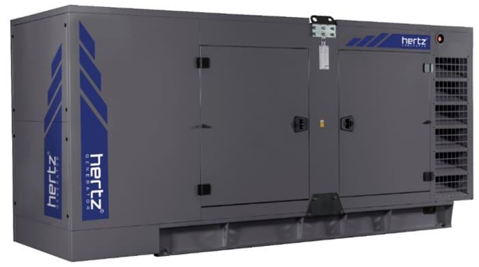 Дизельный генератор Hertz HG 330 DL в кожухе с АВР P126TI-II