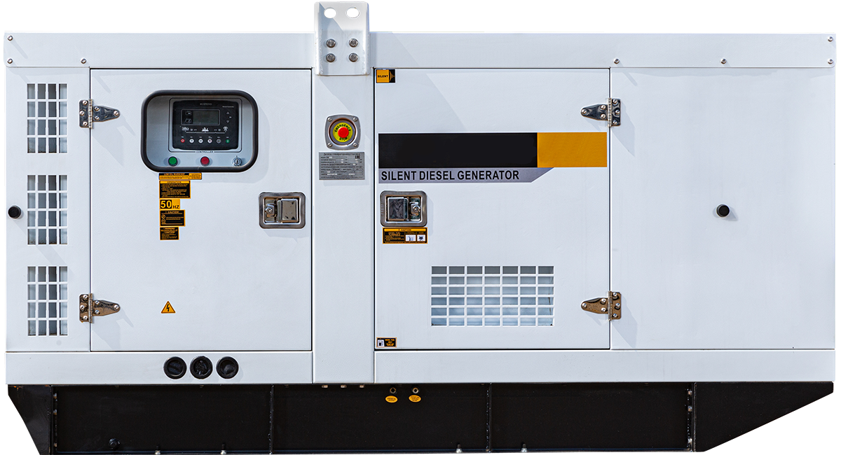 Дизельный генератор EcoPower Ricardo 50 кВт в шумозащитном кожухе