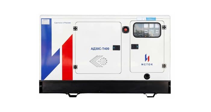 Дизельный генератор Исток АД30С-Т400-РПМ35-1 в кожухе ZH4100ZD