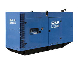 Дизельный генератор KOHLER-SDMO D330II в кожухе на шасси P126TI-II