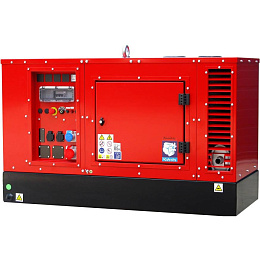 Дизельный генератор EUROPOWER EPS 243 TDE в кожухе на шасси с АВР V1505