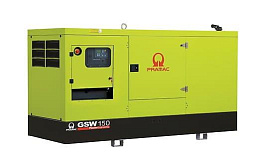 Дизельный генератор Pramac GSW150P в кожухе на шасси 1106A-70TG1