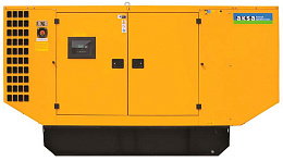 Дизельный генератор Aksa AD 220 в кожухе на шасси P086TI