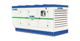 Дизельный генератор Kirloskar 825WS50 в кожухе на шасси с АВР DV12