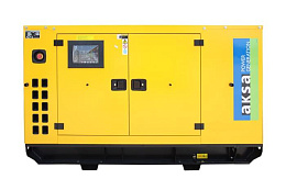 Дизельный генератор Aksa APD 66 C в кожухе на шасси 4BTA3.9-G2