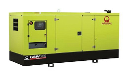 Дизельный генератор Pramac GSW220P в кожухе с АВР 1106A-70TAG4