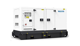 Дизельный генератор PowerLink GMS250CLS в кожухе на шасси с АВР