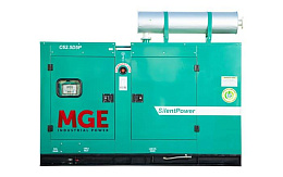 Дизельный генератор MGE p50CS в кожухе на шасси 4BTA3.9-G11