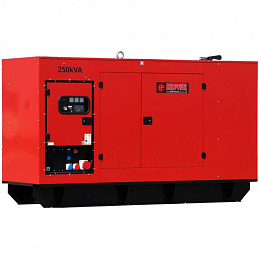 Дизельный генератор EUROPOWER EPS 250 TDE в кожухе с АВР TAD734GE