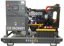 Дизельный генератор Rensol RW25HO с АВР WP2.3D25E200